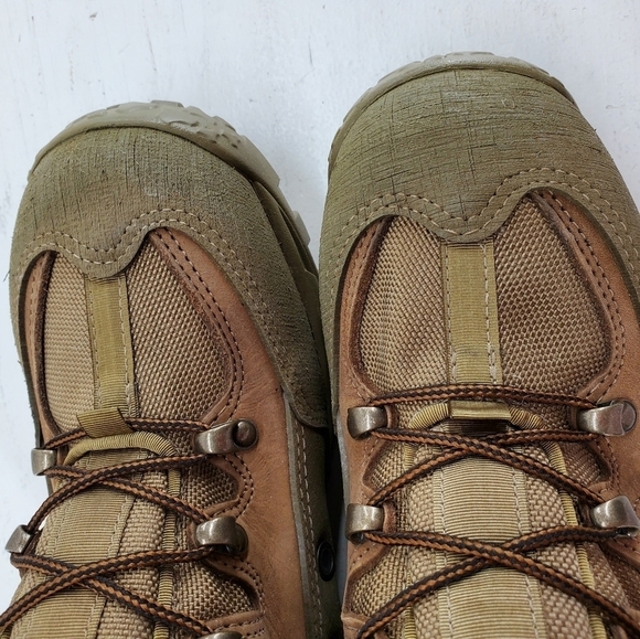 Wellco Boot Combat Mountain Hiker Men 6R Olive Tan M760 Hot Weather Hybrid NWOB
